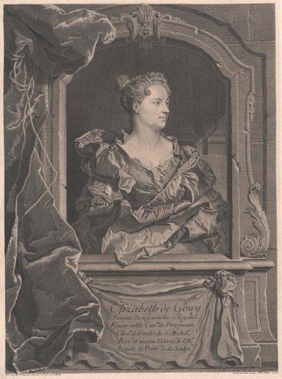 Elisabeth de Gouix door Artist Unknown
