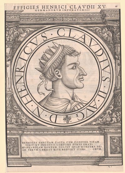 Keizer Hendrik II van de Heilige door Artist Unknown
