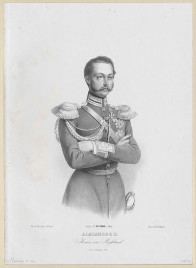 Keizer van Rusland Alexander II door Artist Unknown