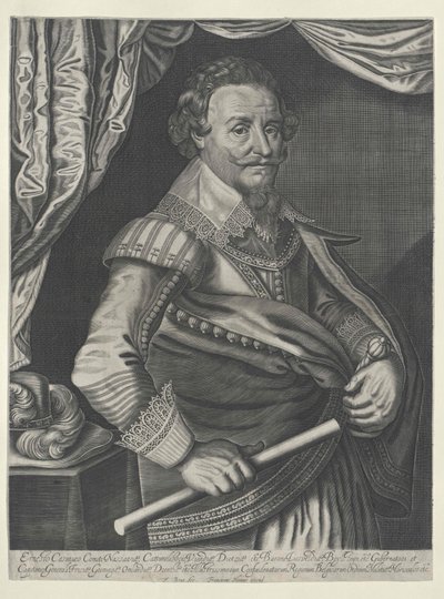 Ernst Casimir count von Nassau-Dietz door Artist Unknown