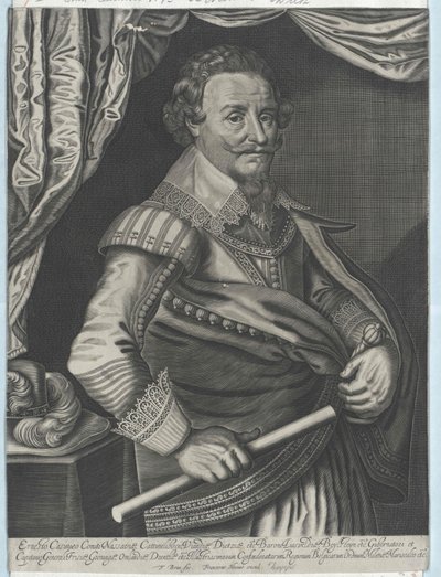 Ernst Casimir count von Nassau-Dietz door Artist Unknown