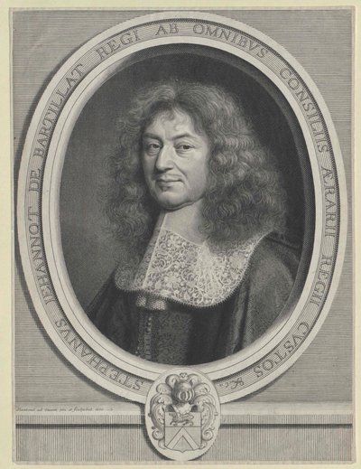 Etienne de Bartillat (druk) door Artist Unknown