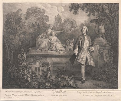 Francois Charles Racot de Grandval door Artist Unknown
