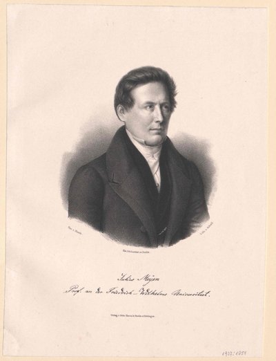 Franz Julius Ferdinand Meyen (afdruk) door Artist Unknown