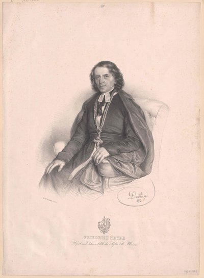 Frederick (Gottlieb) Mayer door Artist Unknown