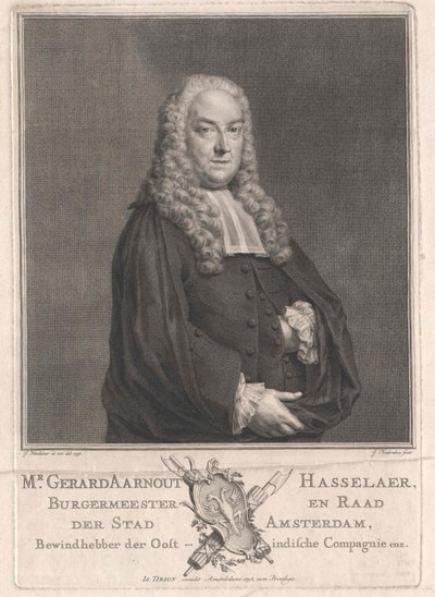Gerard Aarnout Hasselaer door Artist Unknown