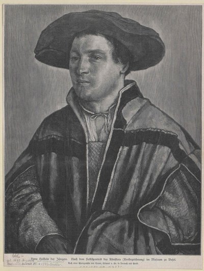 Hans Holbein (druk) door Artist Unknown