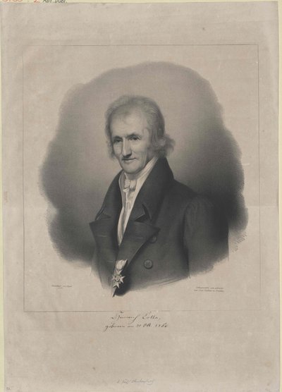Heinrich von Cotta (druk) door Artist Unknown