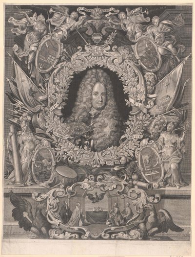 Heilige Roomse Keizer Karel VI door Artist Unknown