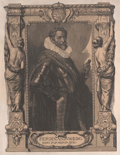 Heilige Roomse keizer Ferdinand II door Artist Unknown