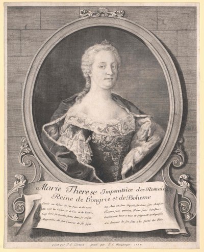 Heilige Romeinse keizerin Maria Theresia door Artist Unknown