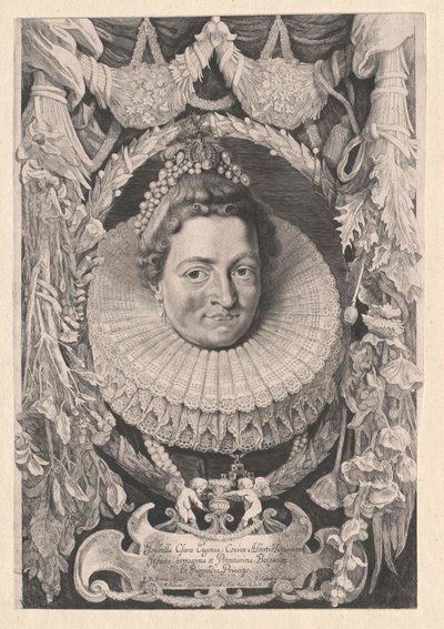 Infanta van Spanje Isabella Clara Eugenia door Artist Unknown