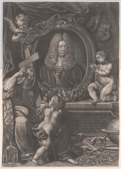 Jacob Wilibald Haller von Hallerstein (afdruk) door Artist Unknown