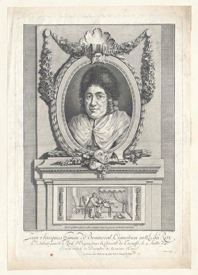 Jean Jacques Gimat de Bonneval door Artist Unknown