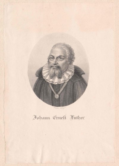 Johann Ernst Luther door Artist Unknown