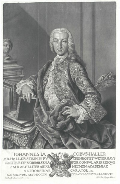 Johann Jacob Haller von Hallerstein door Artist Unknown