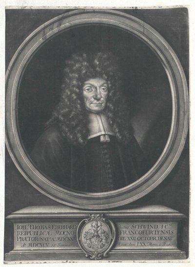 Johann Thomas Eberhard door Artist Unknown