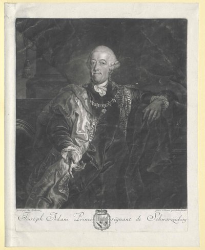 Joseph Adam Johann Nepomuk graaf von Schwarzenberg (piek) door Artist Unknown