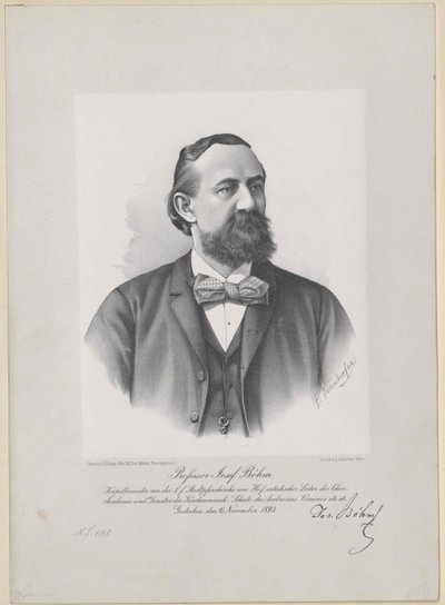 Joseph Boehm (afdrukken) door Artist Unknown