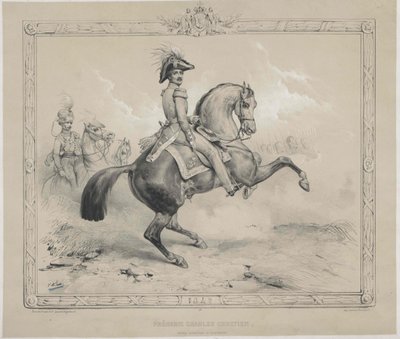 Koning van Denemarken Frederik VII door Artist Unknown