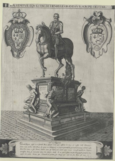 Koning van Frankrijk Hendrik IV door Artist Unknown