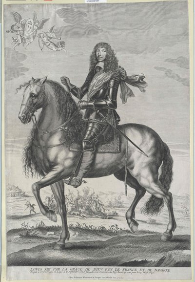 Koning van Frankrijk Lodewijk XIV door Artist Unknown