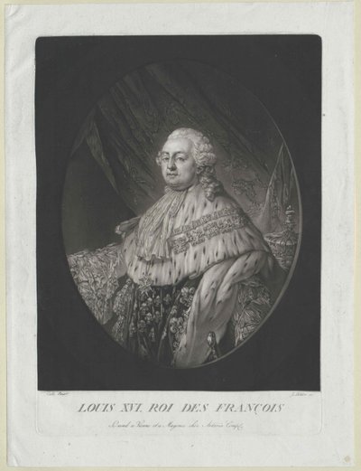 Koning van Frankrijk Lodewijk XVI door Artist Unknown