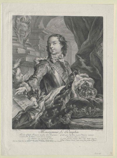 Koning van Frankrijk Lodewijk XV door Artist Unknown