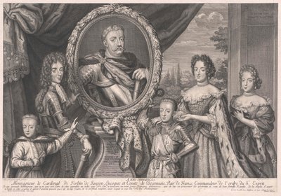 Koning van Polen Johann III Sobieski (druk) door Artist Unknown