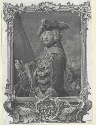 Koning van Pruisen Frederik II door Artist Unknown