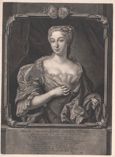 Maria Charitas Weiss door Artist Unknown
