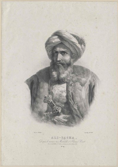 Mehemed Ali bashaw (afdruk) door Artist Unknown