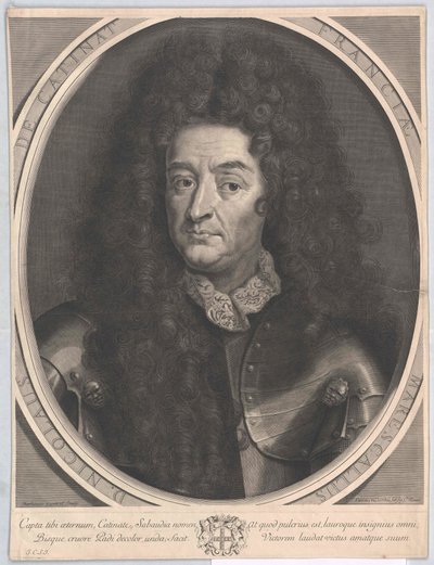 Nicolas de Catinat (prent) door Artist Unknown