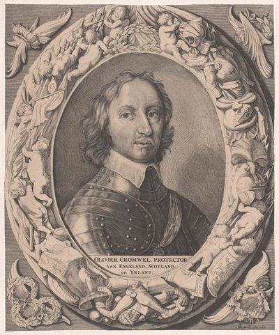 Oliver Cromwell door Artist Unknown