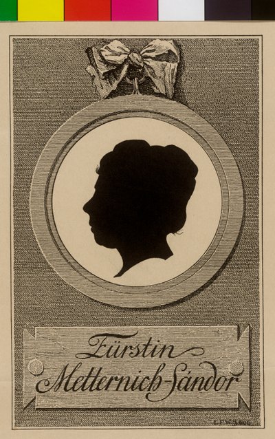 Pauline gravin Sandor von Slavnicza (prent) door Artist Unknown