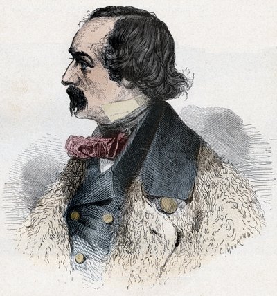 Portret van ELISHA KENT KANE Amerikaanse poolreiziger door Artist Unknown