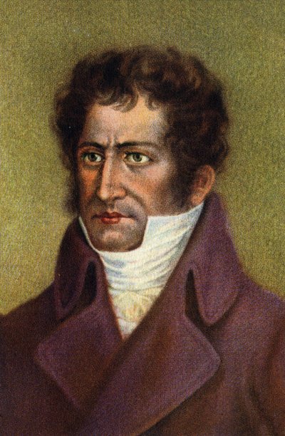 Portret van Georges Cuvier, Frans paleontoloog. door Artist Unknown