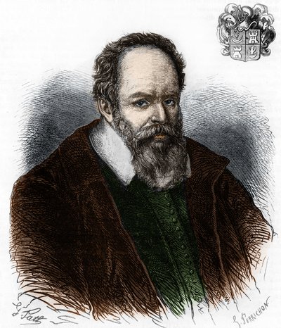 Portret van Pierre Jeannin 1540-1622. Frans magistraat. door Artist Unknown