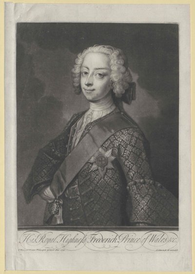 Prins van Engeland Frederik Ludwig door Artist Unknown