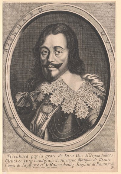 Prins van Huis van Saksen-Weimar Bernard door Artist Unknown