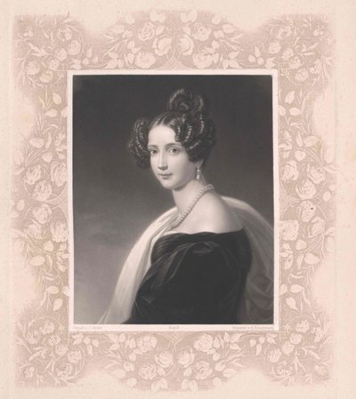 Prinses van Beieren Sophie (afdruk) door Artist Unknown
