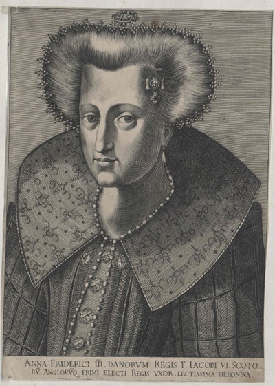 Prinses van Denemarken Anna door Artist Unknown