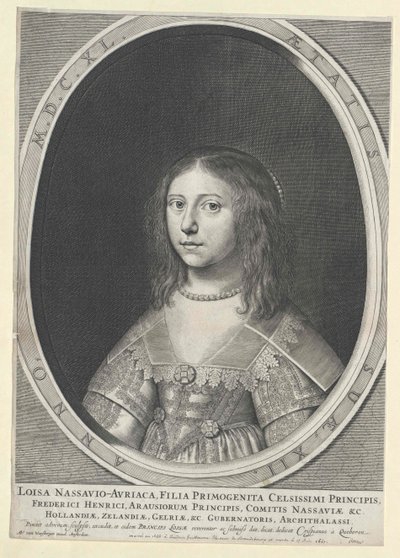 Prinses van Oranje Louise Henriette door Artist Unknown