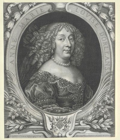Prinses van Orléans Anne Mary Louise door Artist Unknown