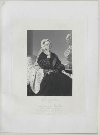 Koningin van Groot-Brittannië Victoria door Artist Unknown