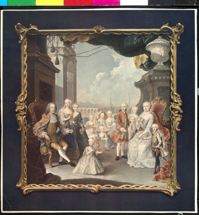 Rooms-Duitse keizerin 1717 - 1780 Maria Theresia door Artist Unknown