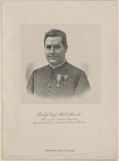 Rudolf graaf Mels-Colloredo door Artist Unknown