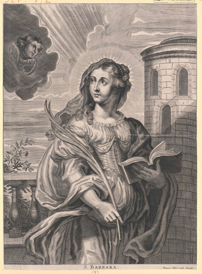 Heilige Barbara door Artist Unknown