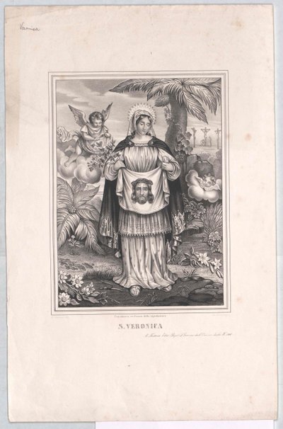 Heilige Veronica door Artist Unknown