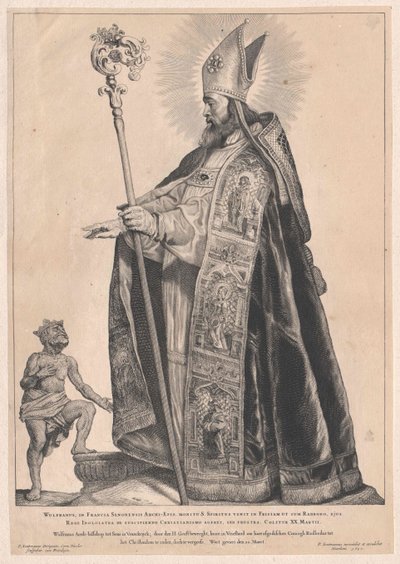 Sint Wulfram van senior door Artist Unknown